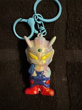Multicolor Superhero Keychain Figure - Kids Action Toy